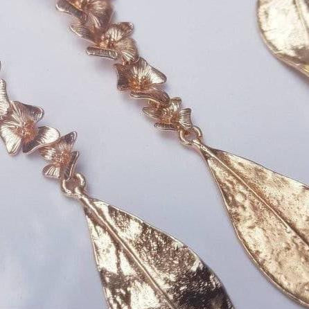 BoutiquebyBrendaLee FEUILLE D'OR Hair comb Goddess Gold hairpin Flower Leaf hair accessories handcrafted Australia wedding bridal botanical