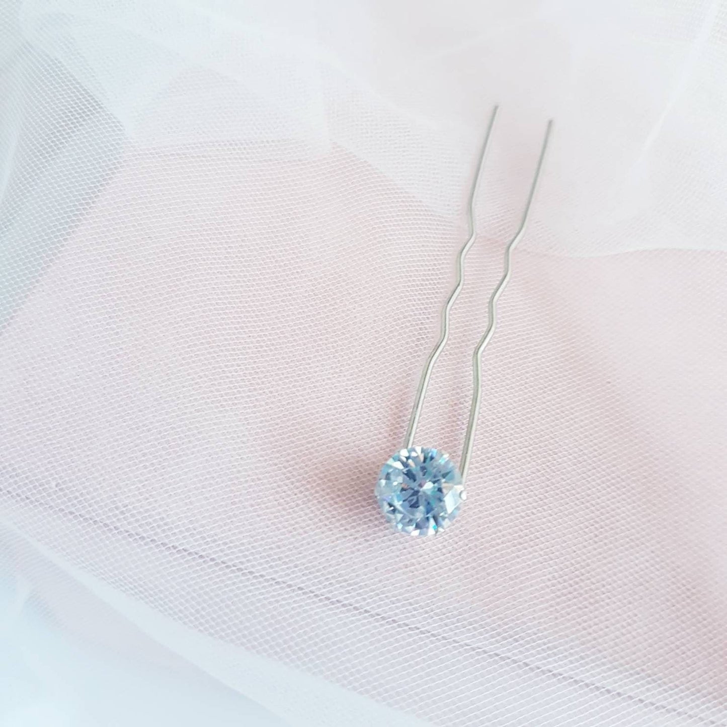 BOUTIQUEBYBRENDALEE BLING Hair U Pins Small Hairpins crystal beads Bridal Wedding Hair Pin Accessories rhinestone zirconia sparkling hairpin