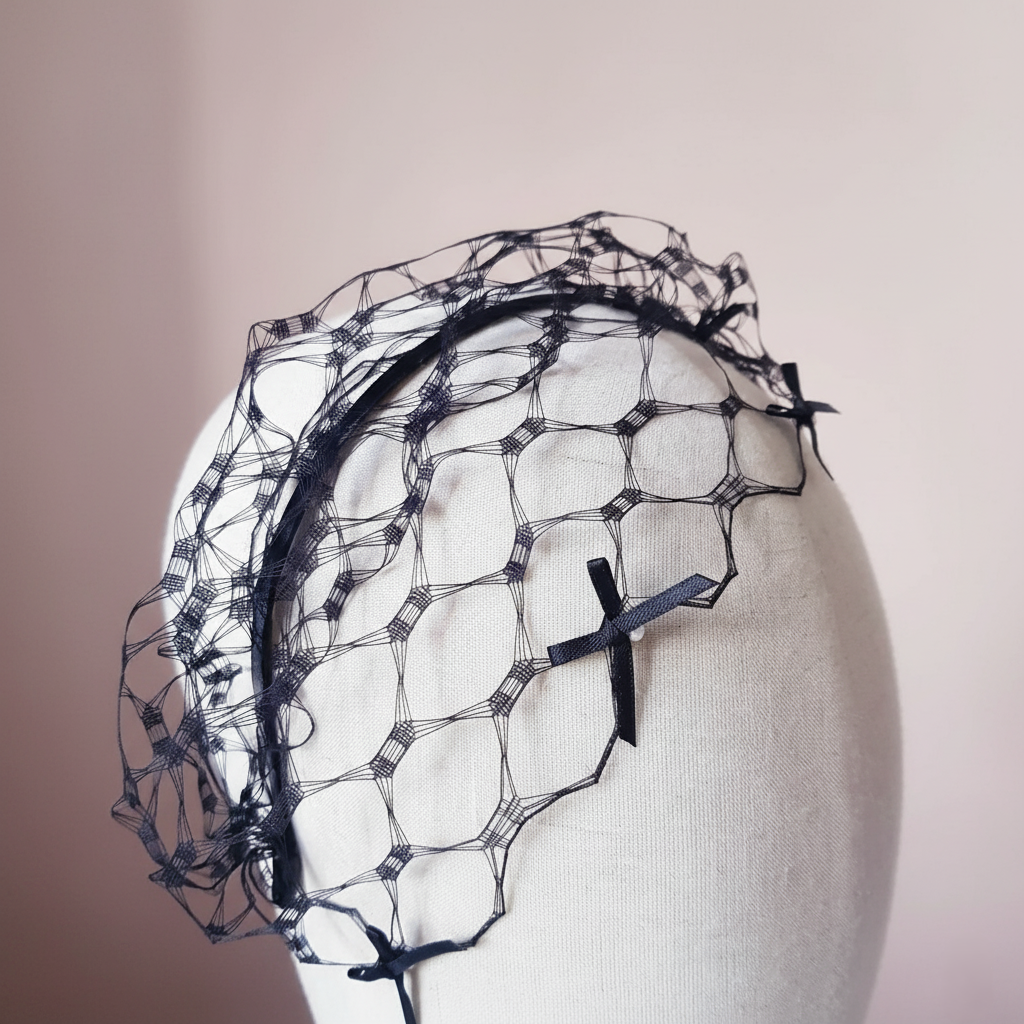 Noir Veil Headband