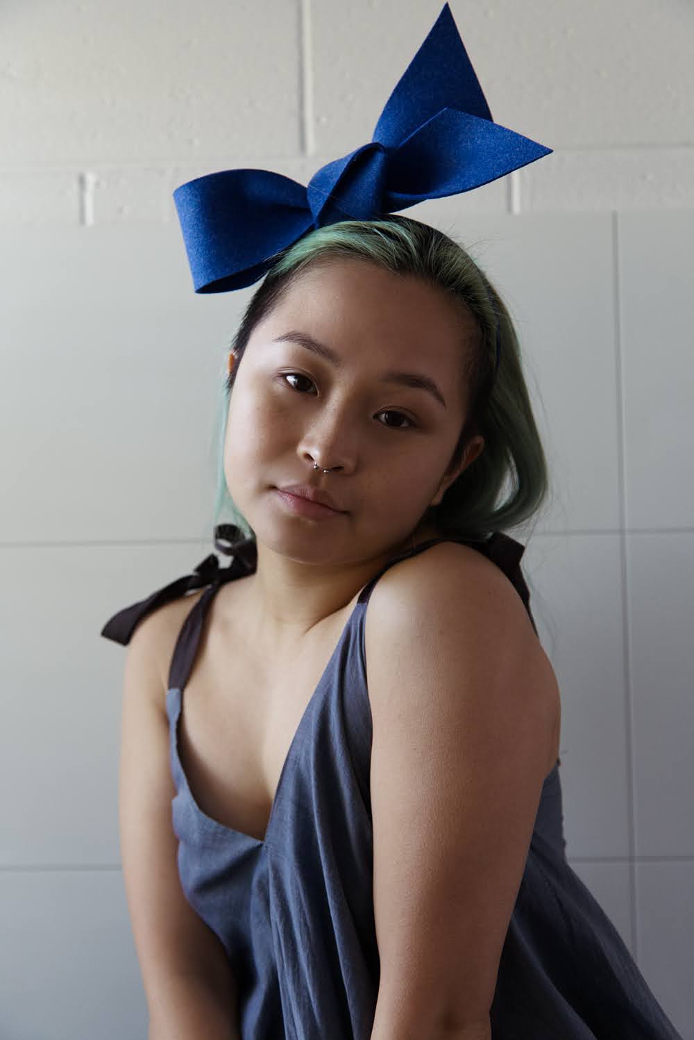 ARUM Blue Fascinator