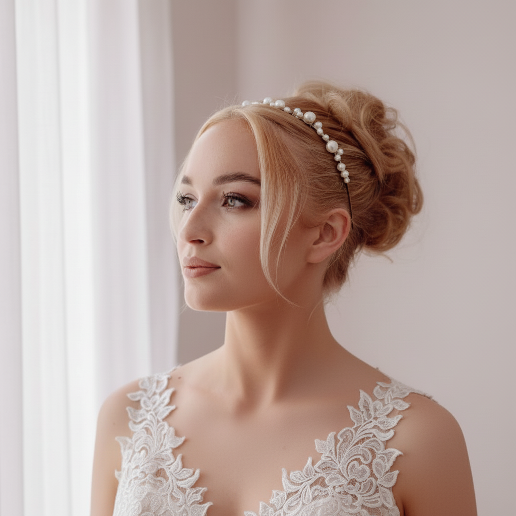 SIMPLICITY Pearl Headband