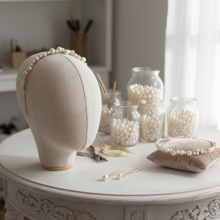 SIMPLICITY Pearl Headband