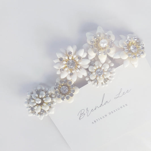 MARGUERITE Bobby Pins Set of 6.