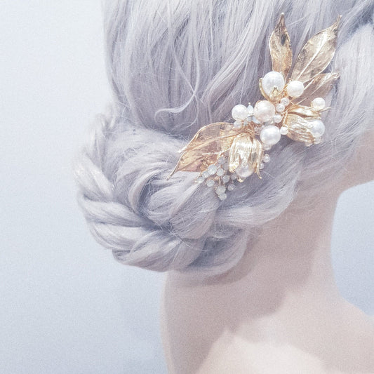 FEUILLE D'OR Haircomb.