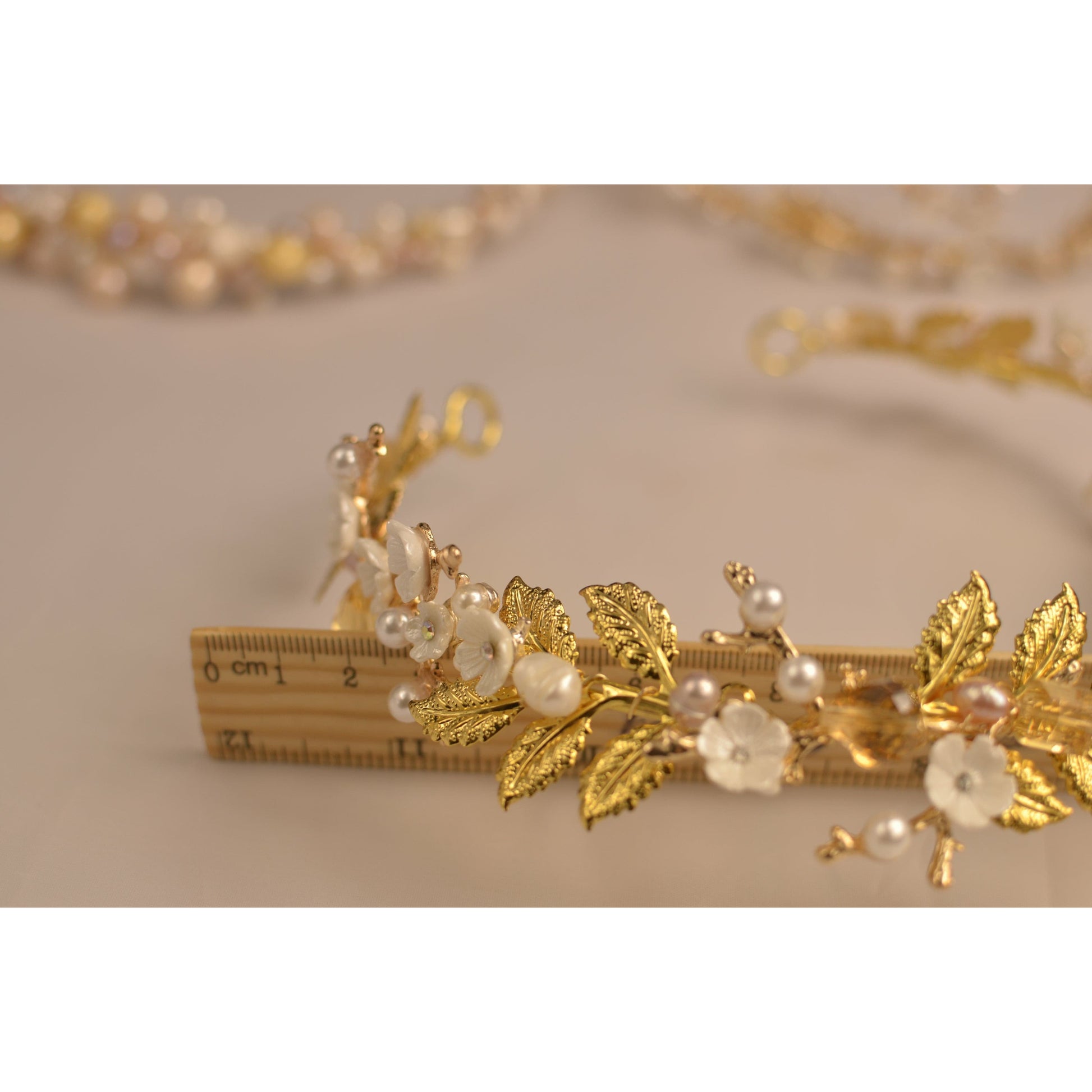 Goddess Gold Leaf Crown.