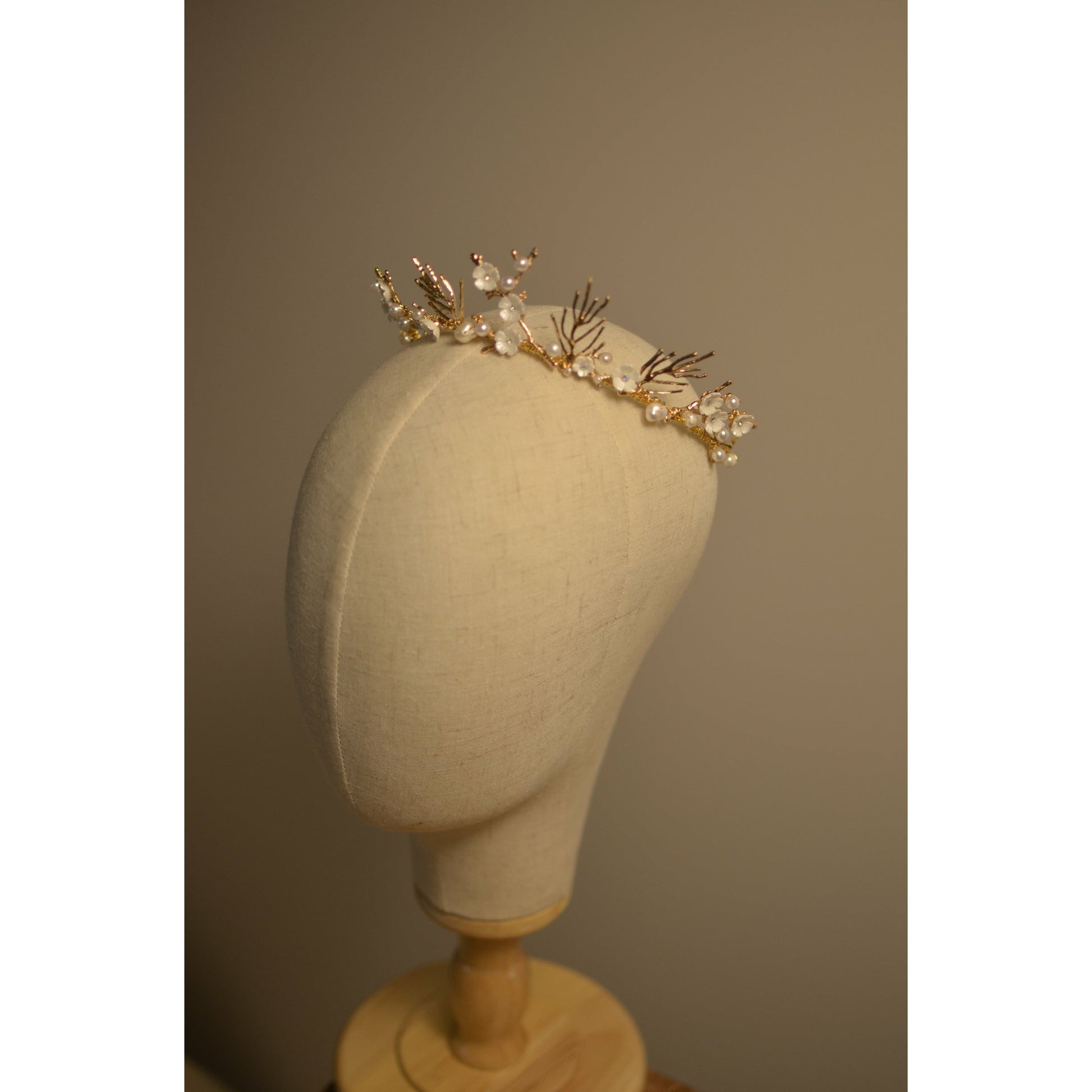 Gold Flower Crown 