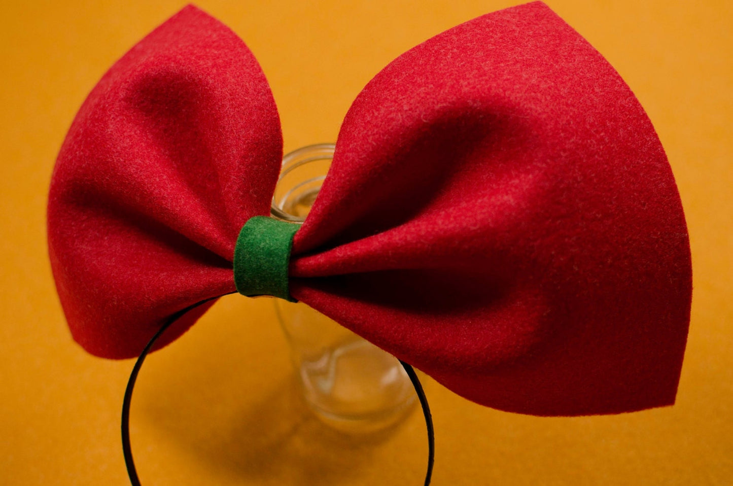 Christmas bow headband fascinate Australia millinery Xmas Santa festive red and green hair accessories headpieces headbands hairbands cute