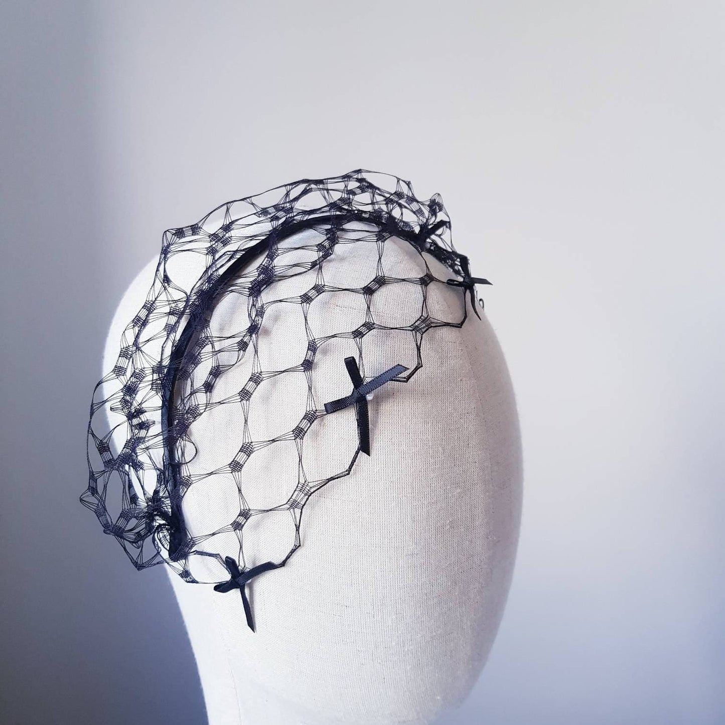 Noir Veil Headband.