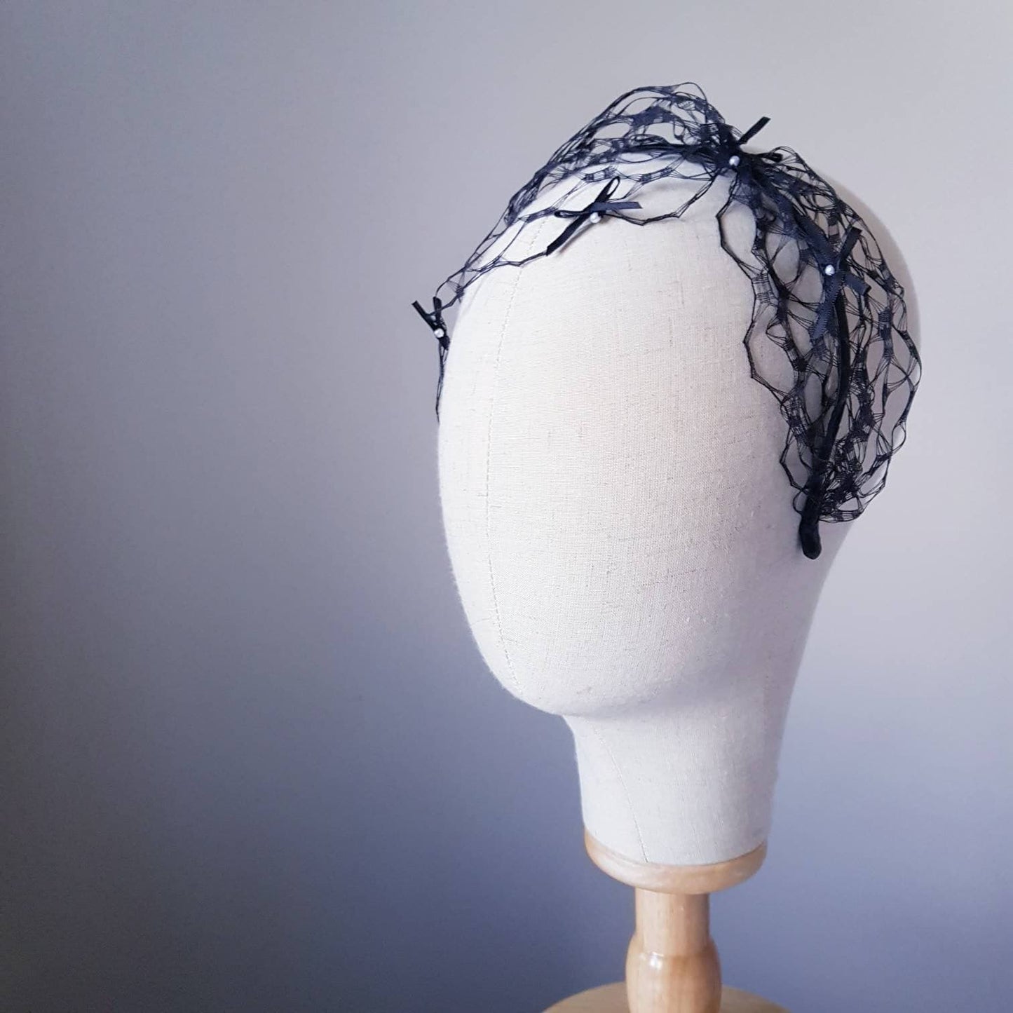 Noir Veil Headband.